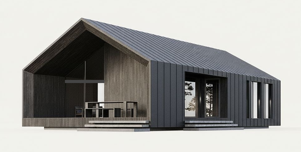 EcoBarnhouse 8х16 F