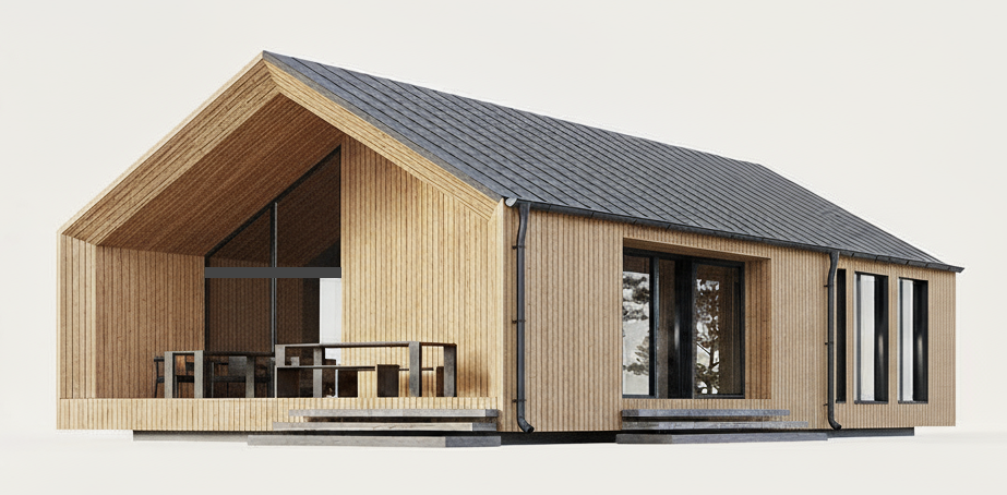EcoBarnhouse 7х13 F