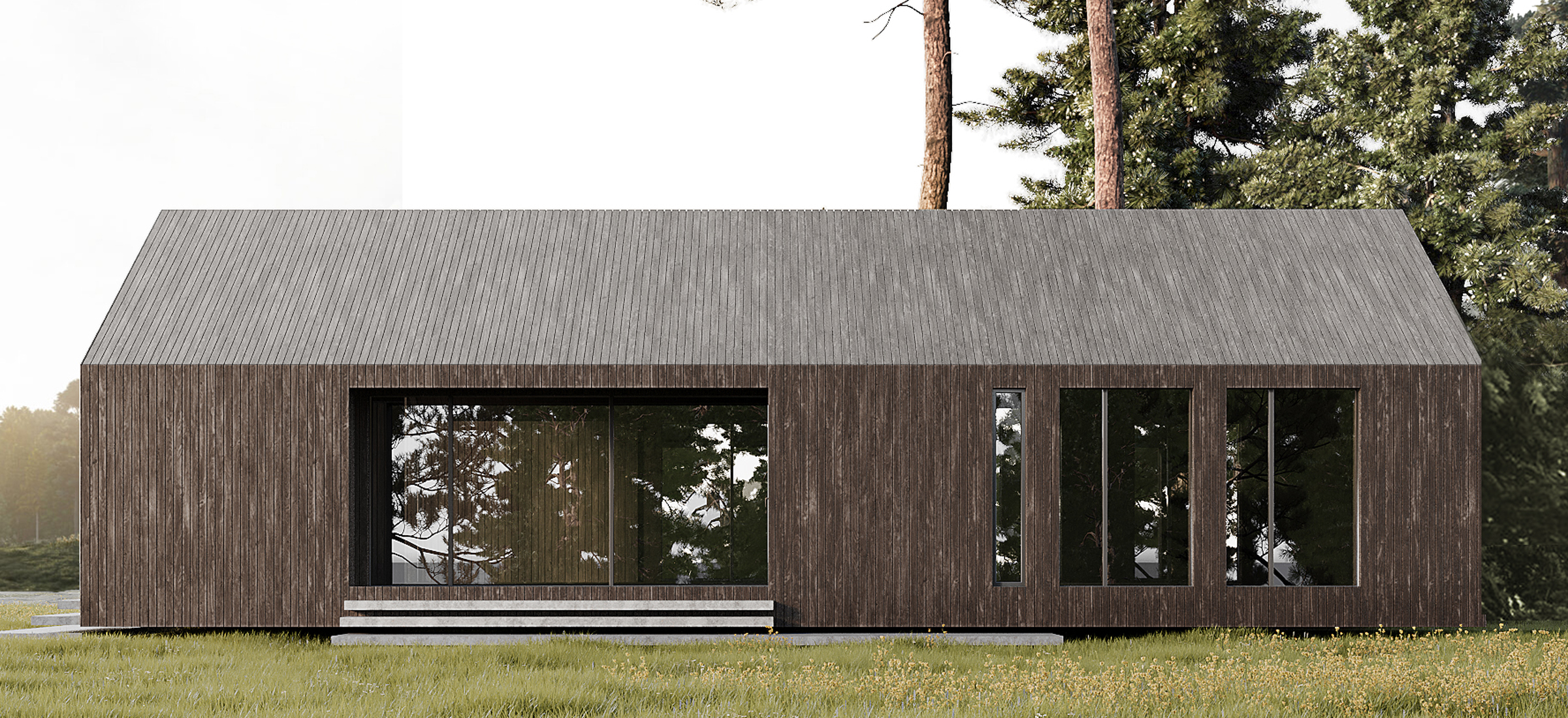Barnhouse 8х16 F: Визуализация