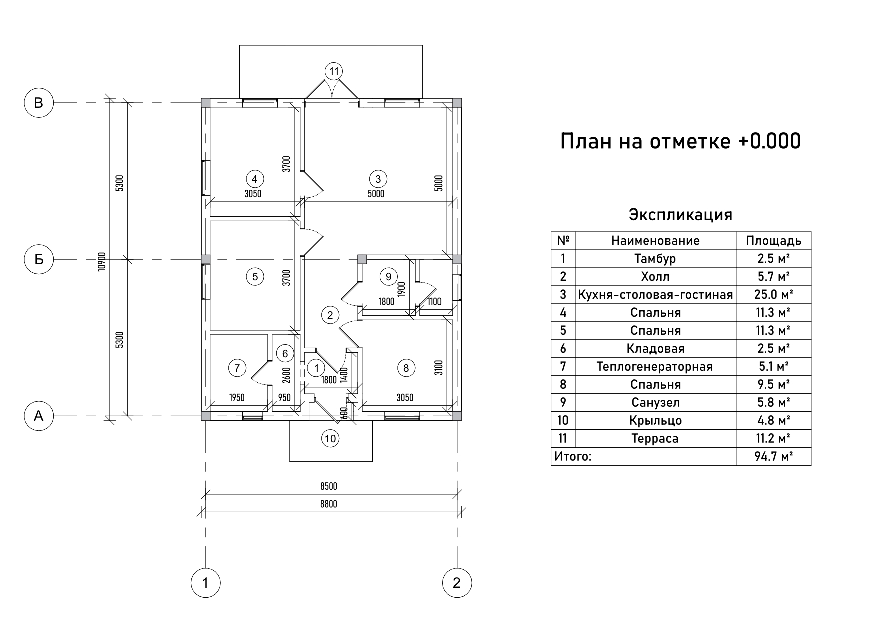 Аметист_1_95_8.8х10.9_3_1: Планировка