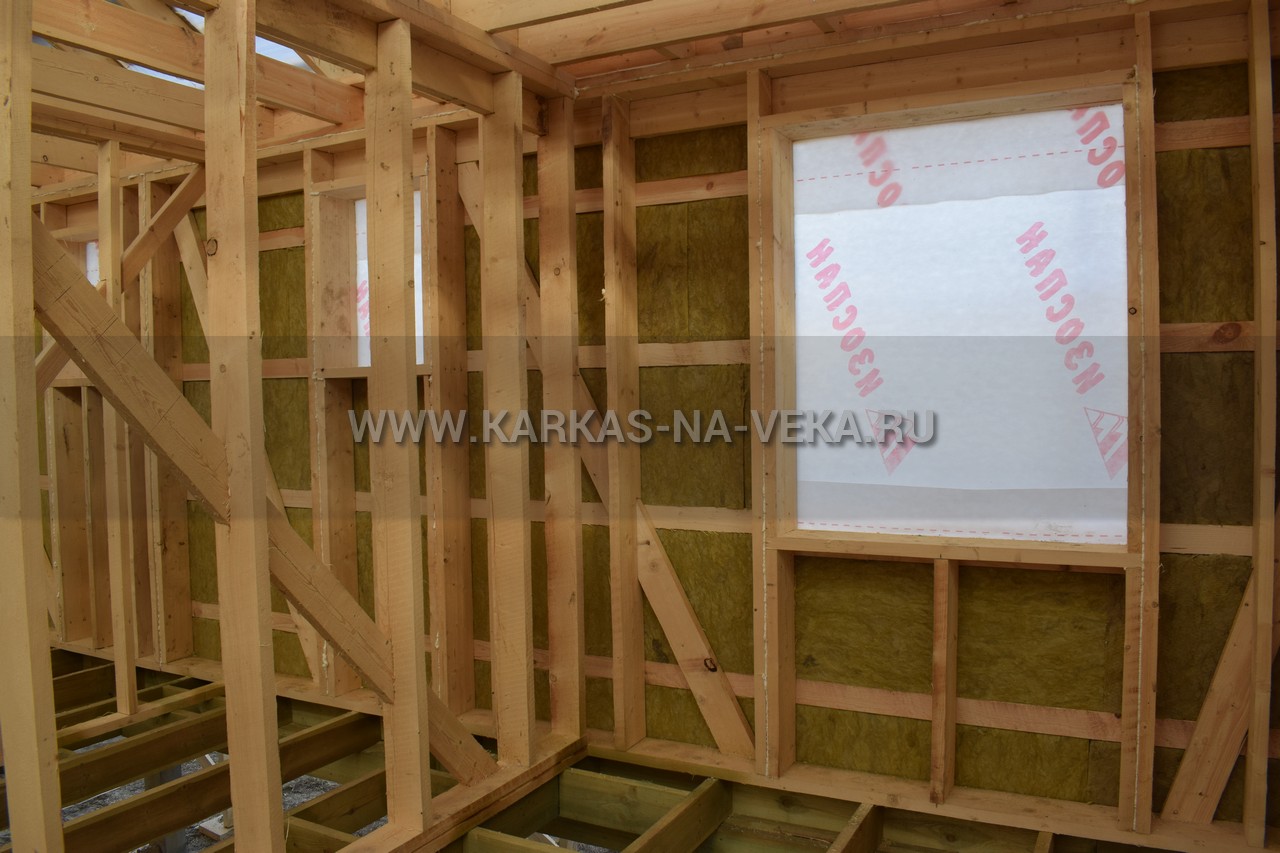 Каркасный дом 7х10 м одноэтажный - проект 7-10-5: Построенный объект