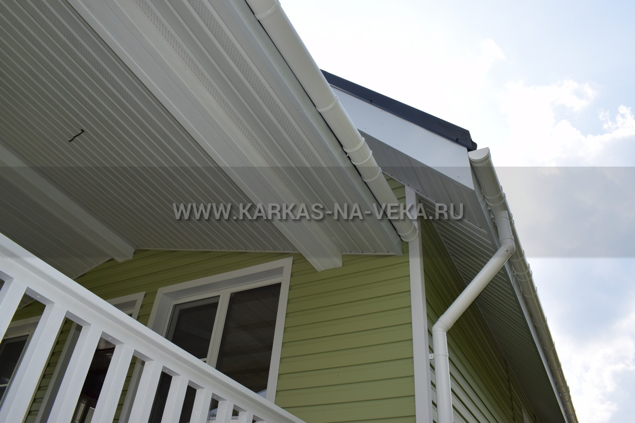 Каркасный дом 7х10 м одноэтажный - проект 7-10-5: Построенный объект