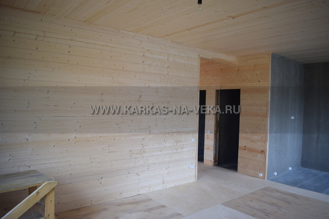 Каркасный дом 7х10 м одноэтажный - проект 7-10-5: Построенный объект
